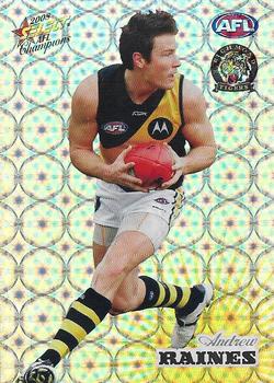 2008 Select AFL Champions - Holographic Foils #HF145 Andrew Raines Front